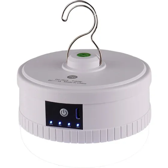 چراغ شارژی آویز چادر دیپی DP-7823 ۸۰ وات مهتابی