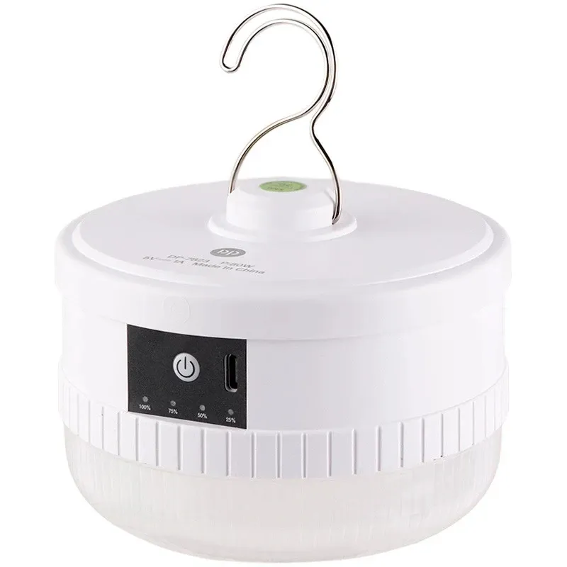 چراغ شارژی آویز چادر دیپی DP-7823 ۸۰ وات مهتابی