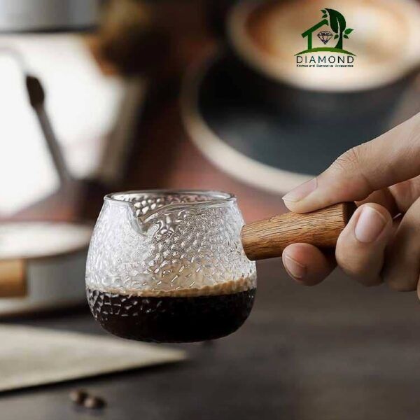 سس ریز پیرکس دسته چوبی بامبو مقاوم در برابر گرما ۱۲۰ میلی‌لیتر