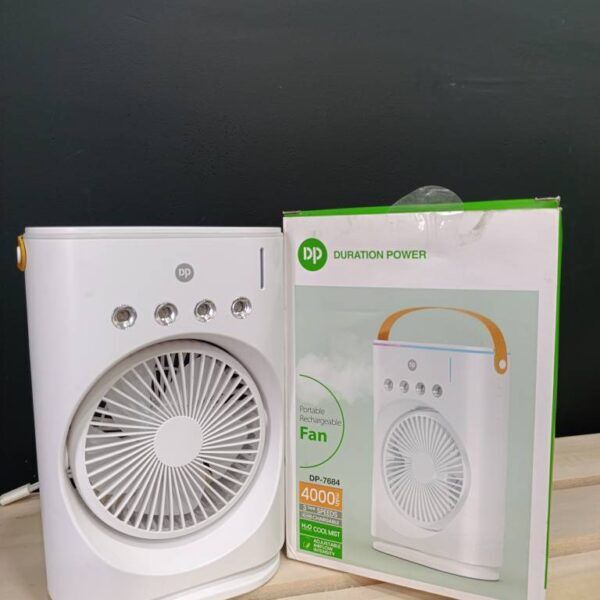پنکه مه‌پاش شارژی رومیزی دی پی DP-7684 با باتری 4000mAh